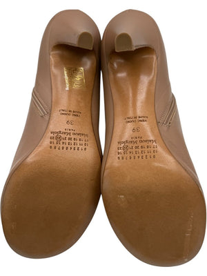 Maison Martin Margiela Nude Leather Booties – Size 39