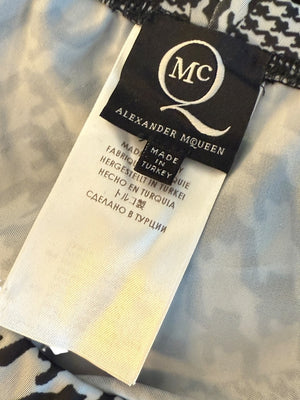 Alexander McQueen Graphic Patchwork Leggings – Size Medium
