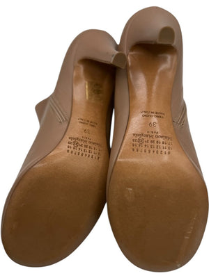 Maison Martin Margiela Nude Leather Booties – Size 39