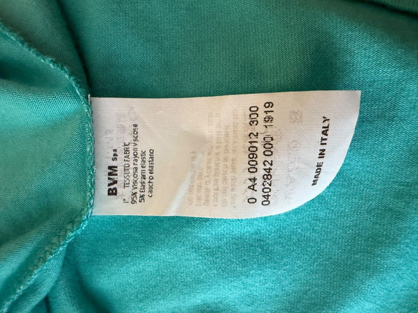 Les Copains Sleeveless Aqua Turtleneck Top – Size IT 46 (US L)