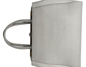 Fendi Vitello Elite 2Jours Tote in White