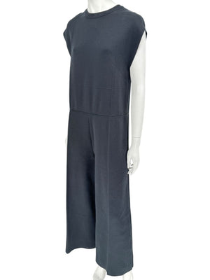 Balenciaga Black Sleeveless Wide-Leg Jumpsuit – Size FR 36