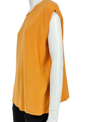 Shamask Tangerine Cashmere & Silk Twin Set – Size 2
