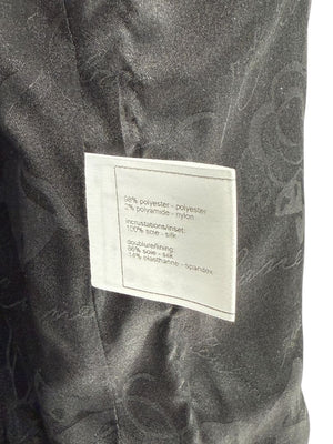 Chanel Black Sequin Jacket – 2009 Cruise Collection (Miami-Inspired) Size FR 46
