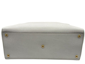Fendi Vitello Elite 2Jours Tote in White