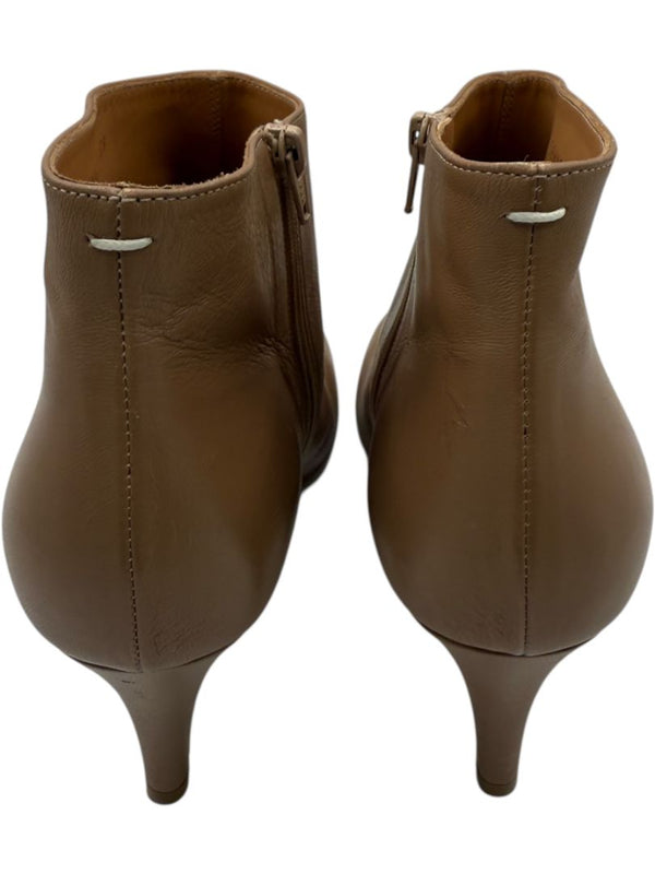 Maison Martin Margiela Nude Leather Booties – Size 39