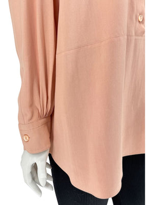 Loro Piana Rose Silk Button-Down Shirt – Size IT 40