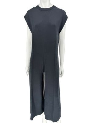 Balenciaga Black Sleeveless Wide-Leg Jumpsuit – Size FR 36