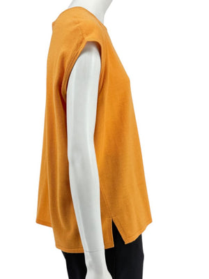 Shamask Tangerine Cashmere & Silk Twin Set – Size 2