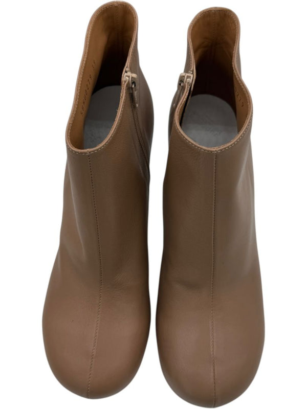 Maison Martin Margiela Nude Leather Booties – Size 39