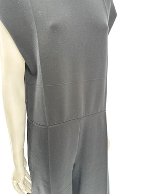 Balenciaga Black Sleeveless Wide-Leg Jumpsuit – Size FR 36