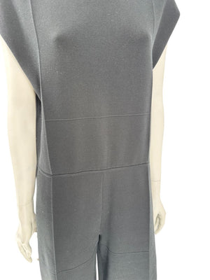 Balenciaga Black Sleeveless Wide-Leg Jumpsuit – Size FR 36