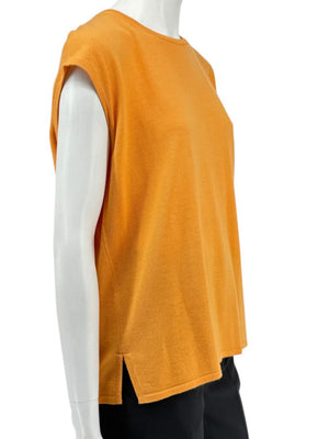 Shamask Tangerine Cashmere & Silk Twin Set – Size 2