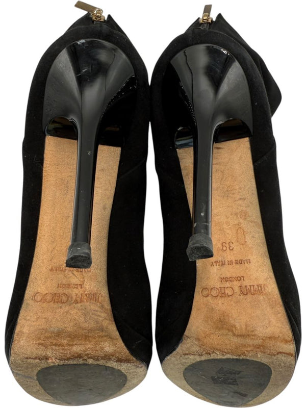 Jimmy Choo Black Suede Ankle Booties – Size 39