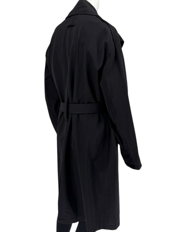 Jean Paul Gaultier Homme Black Belted Trench Coat – Size IT 50 / US 40