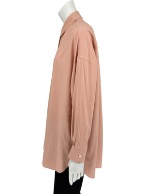 Loro Piana Rose Silk Button-Down Shirt – Size IT 40