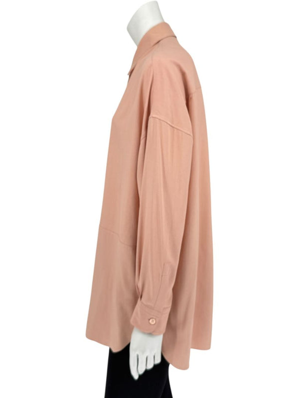 Loro Piana Rose Silk Button-Down Shirt – Size IT 40