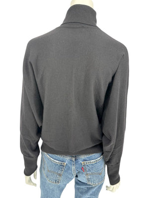 Rena Lange Women’s Black 100% Cashmere Turtleneck Sweater – Size L