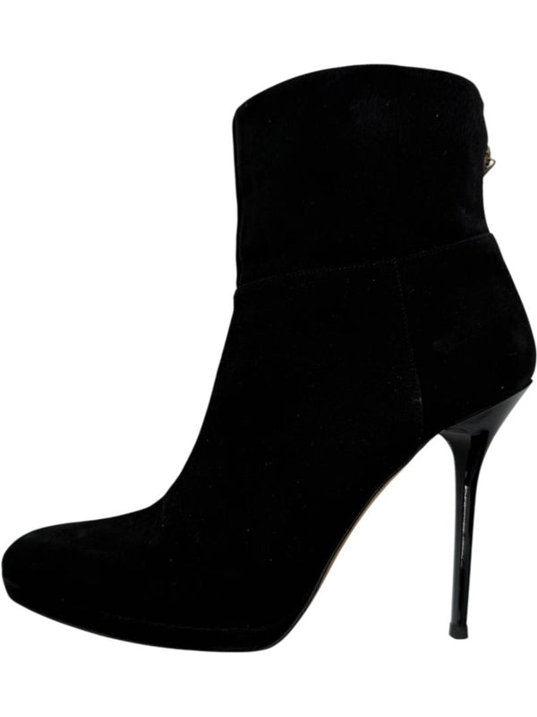 Jimmy Choo Black Suede Ankle Booties – Size 39