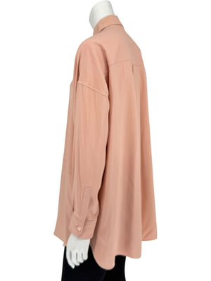 Loro Piana Rose Silk Button-Down Shirt – Size IT 40