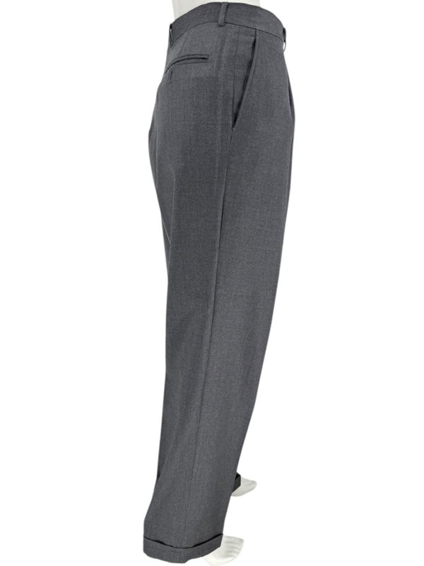 Armani Collezioni Men’s Virgin Wool Dress Trousers – Size 34