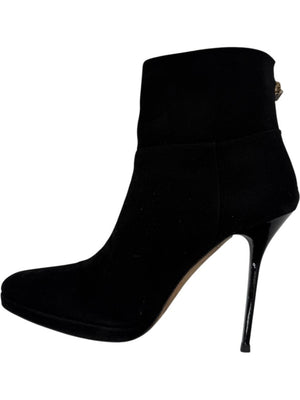 Jimmy Choo Black Suede Ankle Booties – Size 39