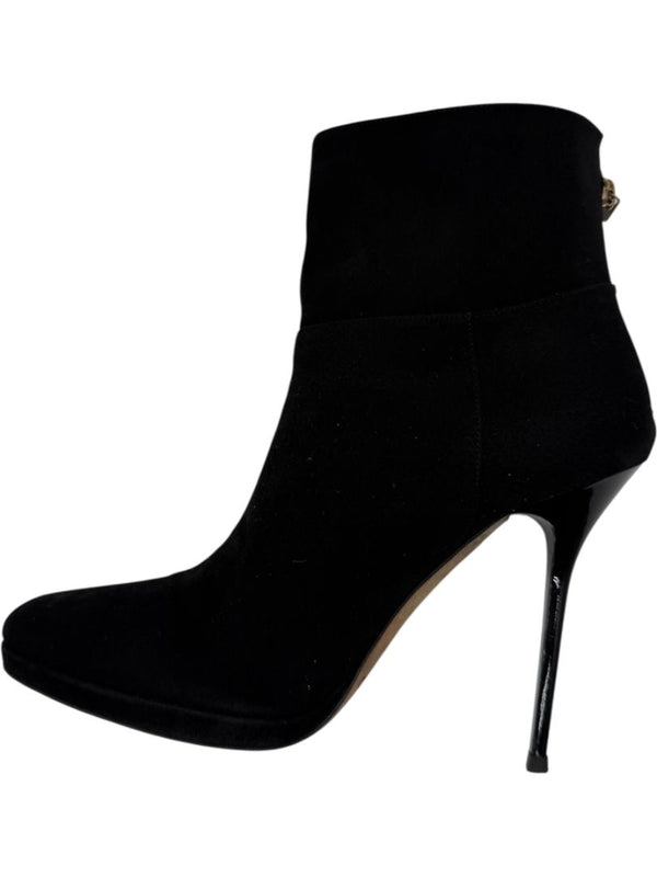 Jimmy Choo Black Suede Ankle Booties – Size 39