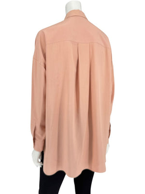 Loro Piana Rose Silk Button-Down Shirt – Size IT 40