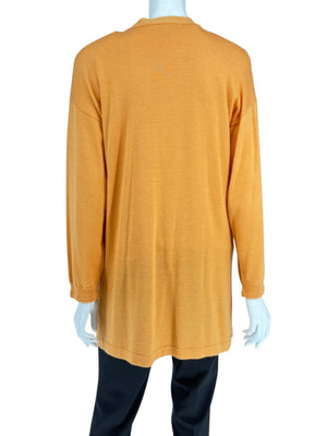 Shamask Tangerine Cashmere & Silk Twin Set – Size 2