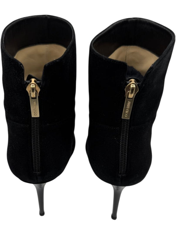 Jimmy Choo Black Suede Ankle Booties – Size 39