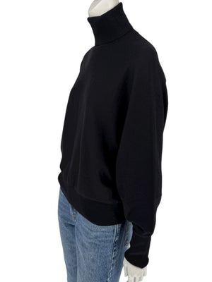 Rena Lange Women’s Black 100% Cashmere Turtleneck Sweater – Size L
