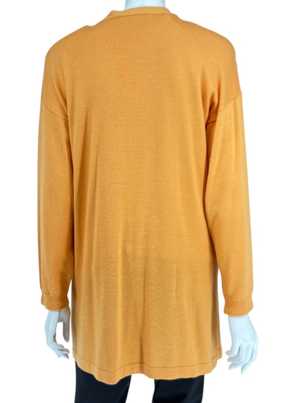 Shamask Tangerine Cashmere & Silk Twin Set – Size 2