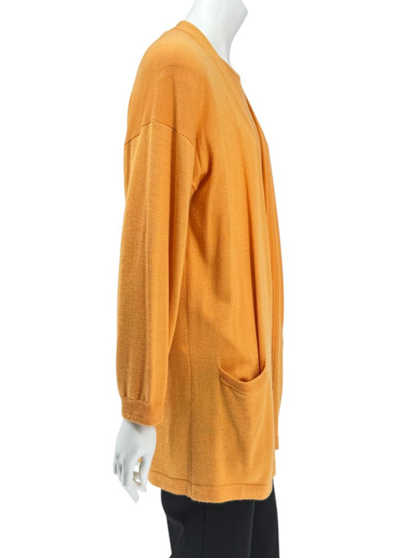 Shamask Tangerine Cashmere & Silk Twin Set – Size 2