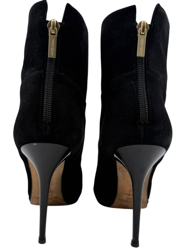 Jimmy Choo Black Suede Ankle Booties – Size 39