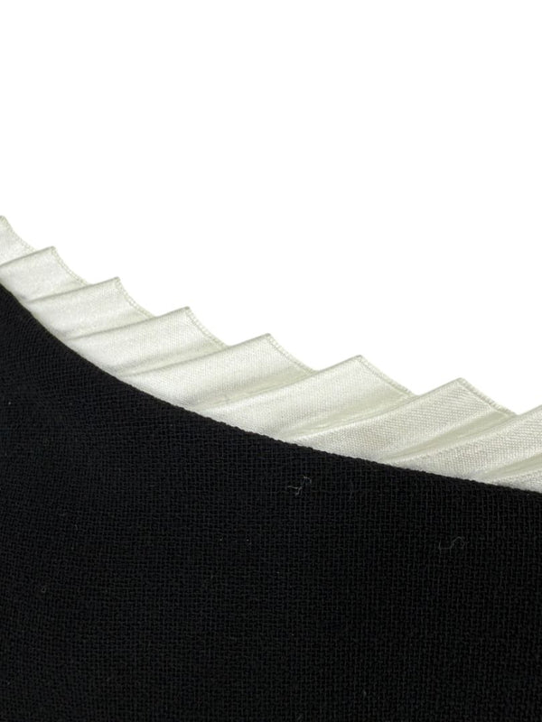Escada Black Strapless Corset Top with Satin Trim – Size 44