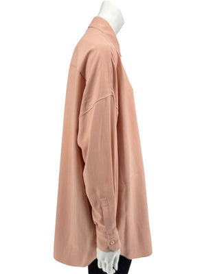 Loro Piana Rose Silk Button-Down Shirt – Size IT 40