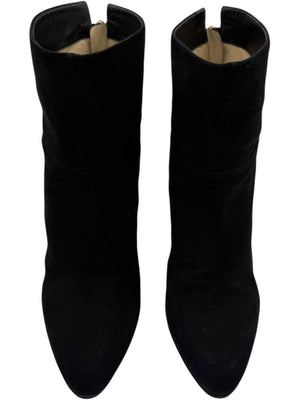 Jimmy Choo Black Suede Ankle Booties – Size 39