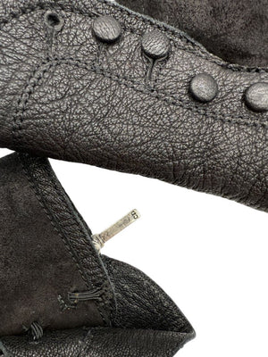 Christian Dior "Spy Low Boot" Leather & Suede Ankle Boots – Size 36