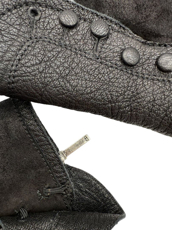 Christian Dior "Spy Low Boot" Leather & Suede Ankle Boots – Size 36