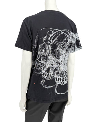 Alexander McQueen Men’s Skull Graphic T-Shirt – Size S
