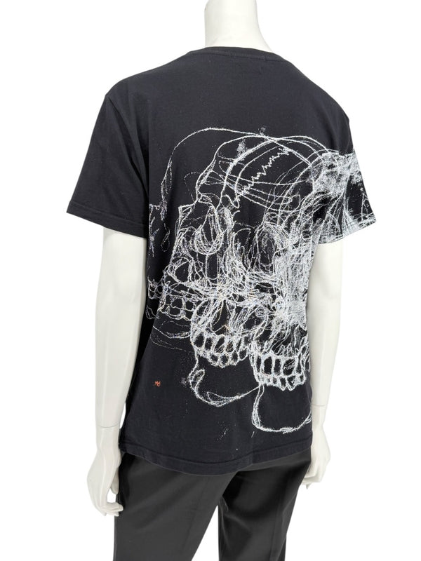 Alexander McQueen Men’s Skull Graphic T-Shirt – Size S