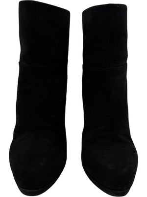 Jimmy Choo Black Suede Ankle Booties – Size 39