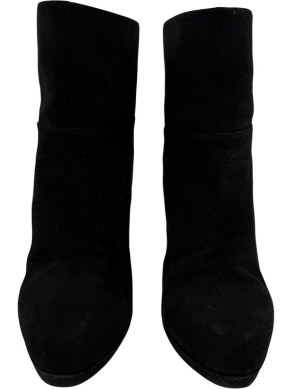 Jimmy Choo Black Suede Ankle Booties – Size 39