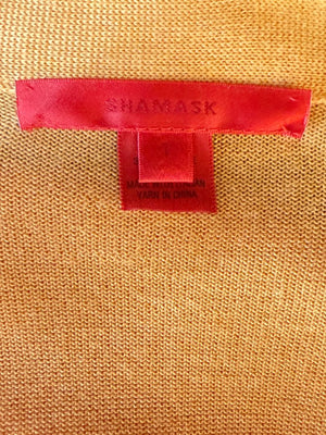 Shamask Tangerine Cashmere & Silk Twin Set – Size 2