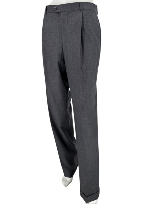 Armani Collezioni Men’s Virgin Wool Dress Trousers – Size 34