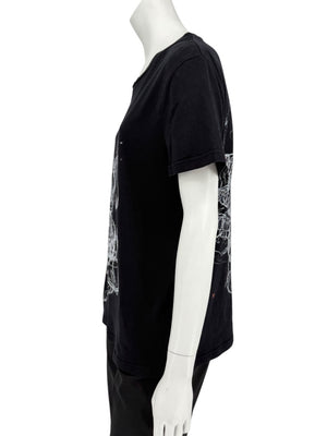 Alexander McQueen Men’s Skull Graphic T-Shirt – Size S