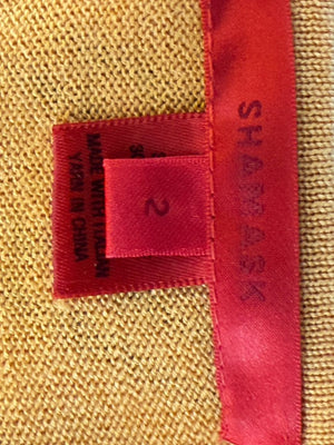 Shamask Tangerine Cashmere & Silk Twin Set – Size 2
