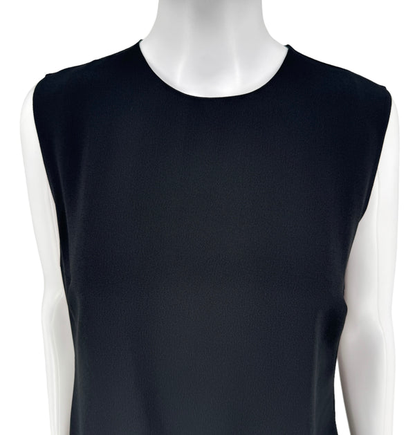 Prada S/S 2017 Ostrich Feather Crepe de Chine Dress