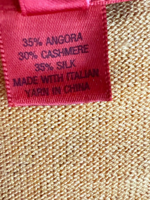 Shamask Tangerine Cashmere & Silk Twin Set – Size 2