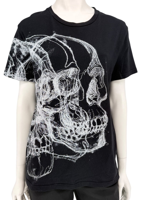 Alexander McQueen Men’s Skull Graphic T-Shirt – Size S